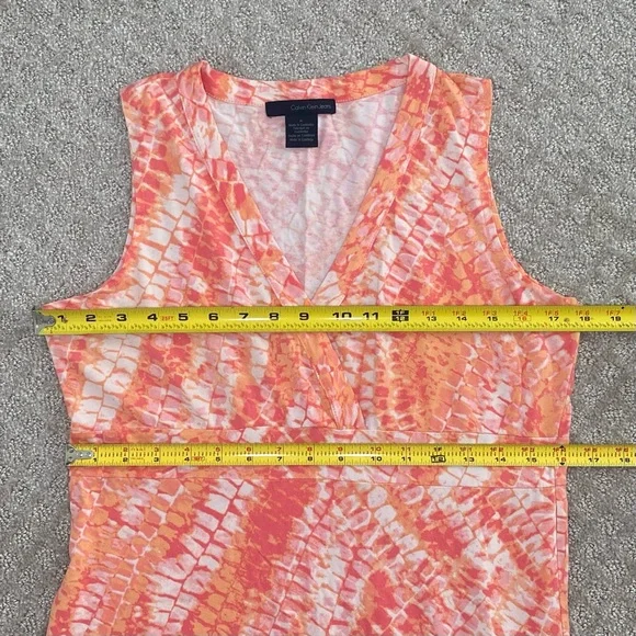 Calvin Klein Surplice Dress (P1) - Picture 8 of 10